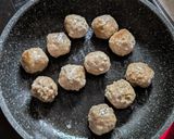 冷凍肉団子で！肉団子のネギ塩あん作り方1写真
