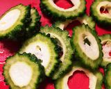 ワタまで美味しい☆ゴーヤチップス作り方1写真