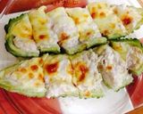 ゴーヤのツナチーズ焼き作り方5写真