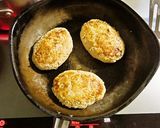 ヘルシー♪　高野豆腐＆豆腐のハンバーグ*作り方5写真