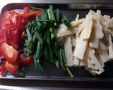 豚肉と野菜のあっさり醤油炒め作り方2写真