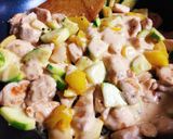 ササミと夏野菜のスイートチリマヨネーズ作り方6写真