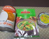 我が家のグリーンカレー作り方1写真
