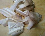 簡単 早い！ 豆苗と きのこの 炒め物♪作り方1写真