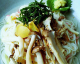 白だしと生姜でさっぱり＊焼ききのこの素麺作り方5写真