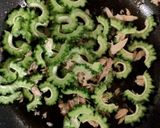 簡単！苦くない！？ゴーヤのツナ醤油炒め作り方4写真