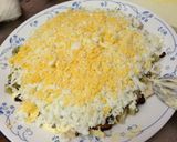 タジキスタン♡ひまわりのサラダ作り方7写真