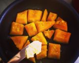 スイーツ風♡ホクホク南瓜の塩バター煮♡作り方5写真