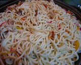 ホットプレートで和風焼きうどん!!作り方7写真