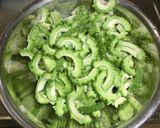 ご飯が進む　ピリ辛ゴーヤの味噌佃煮作り方1写真