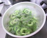 ご飯が進む　ピリ辛ゴーヤの味噌佃煮作り方2写真