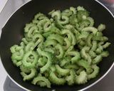 ご飯が進む　ピリ辛ゴーヤの味噌佃煮作り方4写真