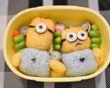 デコふりで簡単♪ミニオン弁当作り方2写真