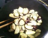なすとセロリとじゃこのポン酢炒め作り方3写真