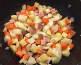 野菜ごろごろ♪あさりとトマトのスープ作り方4写真