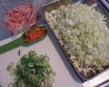 巻かずに簡単☆お好み焼き風オムライス！作り方1写真
