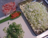 巻かずに簡単☆お好み焼き風オムライス！作り方1写真