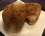 簡単フライパンで醤油焼きおにぎり作り方3写真