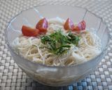 素麺のつゆに えごま油　❀作り方3写真