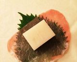 激うまっ☆生ハムと大葉の餅入り春巻き作り方2写真
