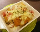 リメイク⭐かぼちゃの煮物チーズグラタン風作り方5写真