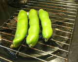 夏の焼くだけ空豆☺美味しい塩を添えて作り方2写真