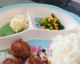 小麦乳卵不使用１歳もOK豆腐ハンバーグ作り方6写真