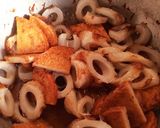 ちくわ☆ひらてん煮物ONチーズ作り方1写真