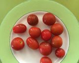 大量のミニトマトを切る方法作り方1写真