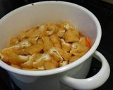 小松菜と人参、うす揚げの具沢山お味噌汁❗作り方6写真