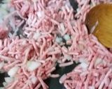 モロッコいんげんの挽き肉あん作り方4写真