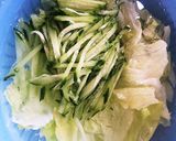 ☆畑の野菜で メインサラダ☆作り方9写真
