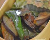 麺つゆでピーマンと茄子の簡単炒め物作り方3写真