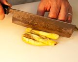焼き茄子と茸の佃煮の酢の物作り方5写真