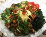 夏うどん♡鰻と夏野菜サラダの冷製うどん作り方14写真