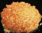 糖質制限高野豆腐パンケーキのカレー添え♪作り方4写真