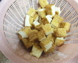厚揚げと牛肉とまいたけのトマト煮込み作り方1写真
