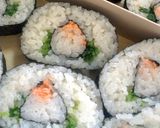 キュートな桃巻き寿司♪作り方9写真