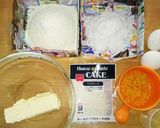 ココナッツとレモンのパウンドケーキ作り方1写真