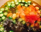 トマトとオクラ♡夏野菜の美味しいジュレ♬作り方5写真