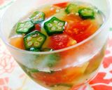 トマトとオクラ♡夏野菜の美味しいジュレ♬作り方7写真