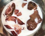 鶏レバーで高級料理☆偽フォアグラのソテー作り方1写真