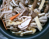 簡単！　根菜と　きのこの　炊き込みご飯♪作り方10写真