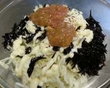 ひじきとキャベツの梅マヨサラダ作り方1写真