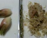 ミョウガと納豆のおきつね焼き作り方1写真