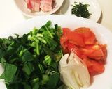 小松菜のパスタ 塩レモン和風仕上がり作り方2写真