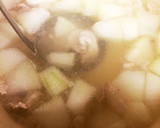 夏野菜でとろとろ 冬瓜のスープ作り方2写真