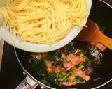 小松菜のパスタ 塩レモン和風仕上がり作り方12写真