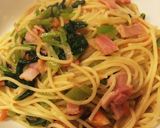 小松菜のパスタ 塩レモン和風仕上がり作り方13写真