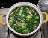 豆腐と春野菜のにんにく酸辣湯作り方5写真